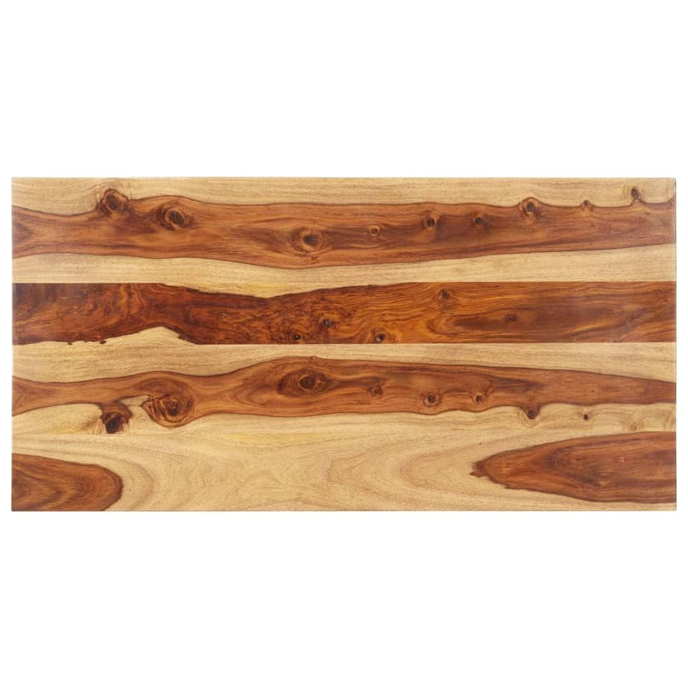 Petromila vidaXL Stolová doska, drevený masív sheesham 25-27 mm, 60x100 cm